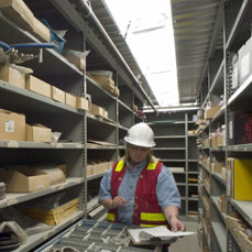 Materials Manager tracking inventory